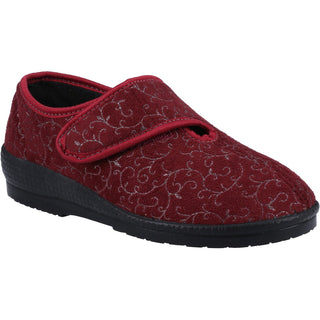 GBS Med Geraldine Ladies Wide Fit Classic Slippers