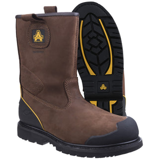 Amblers FS223 Waterproof Industrial Mens Safety Rigger Work Boots