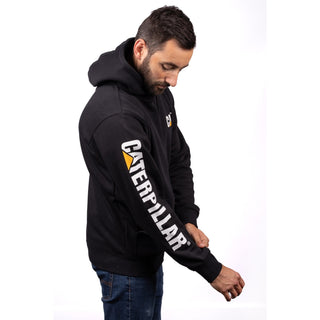 Caterpillar Trademark Banner Hooded Sweatshirt Mens Hoodie