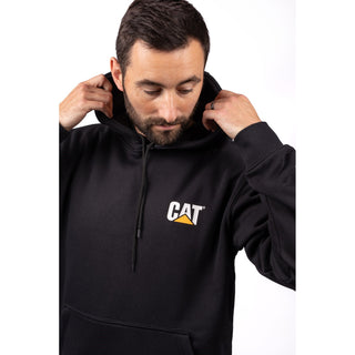 Caterpillar Trademark Banner Hooded Sweatshirt Mens Hoodie