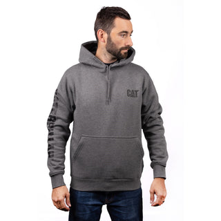 Caterpillar Trademark Banner Hooded Sweatshirt Mens Hoodie