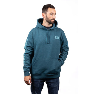 Caterpillar Trademark Banner Hooded Sweatshirt Mens Hoodie