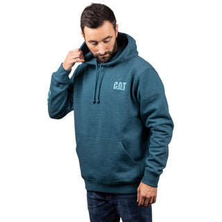 Caterpillar Trademark Banner Hooded Sweatshirt Mens Hoodie