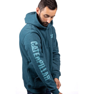 Caterpillar Trademark Banner Hooded Sweatshirt Mens Hoodie