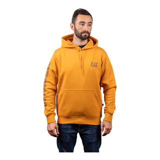Caterpillar Trademark Banner Hooded Sweatshirt Mens Hoodie