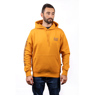 Caterpillar Trademark Banner Hooded Sweatshirt Mens Hoodie