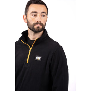 Caterpillar Microfleece Mens 1/4 Zip Top