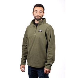 Caterpillar Microfleece Mens 1/4 Zip Top