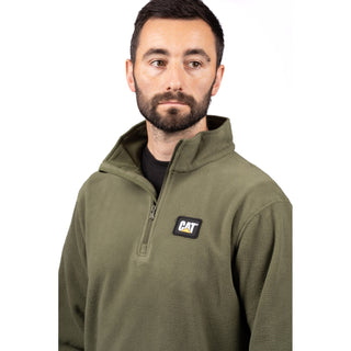 Caterpillar Microfleece Mens 1/4 Zip Top