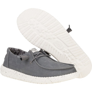 HEYDUDE Wendy Stretch Canvas Womens Slip On Shoes