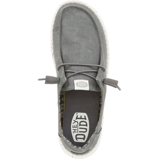 HEYDUDE Wendy Stretch Canvas Womens Slip On Shoes