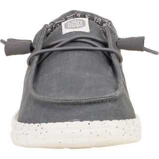 HEYDUDE Wendy Stretch Canvas Womens Slip On Shoes