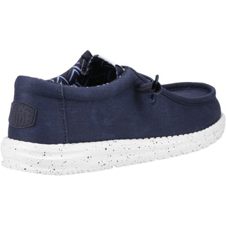 HEYDUDE Wally Stretch Canvas Mens Slip On Shoes