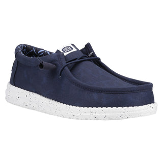 HEYDUDE Wally Stretch Canvas Mens Slip On Shoes