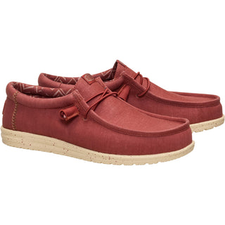HEYDUDE Wally Stretch Canvas Mens Slip On Shoes