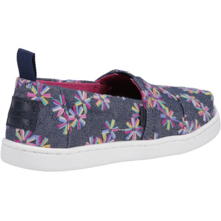 TOMS Alpargata Girls Slip on Shoes