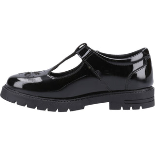 Hush Puppies Fiona Patent Girls School Shoes
