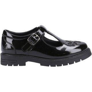 Hush Puppies Fiona Patent Girls School Shoes