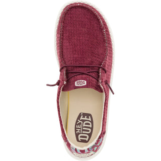 HEYDUDE Wendy Corduroy Leo Womens Shoes