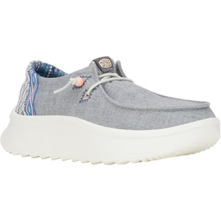 HEYDUDE Wendy Peak Chambray Woven Womens Shoes