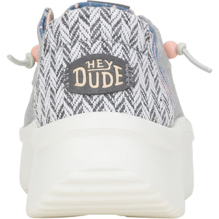 HEYDUDE Wendy Peak Chambray Woven Womens Shoes