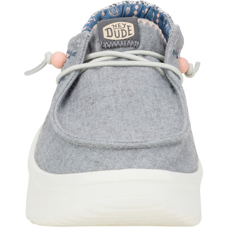 HEYDUDE Wendy Peak Chambray Woven Womens Shoes