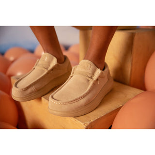 HEYDUDE Wally COMF Suede Mens Slip On Shoes