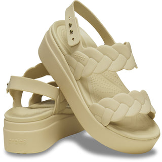 Crocs Brooklyn Woven Womens Wedge Sandals