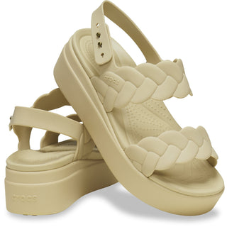 Crocs Brooklyn Woven Womens Wedge Sandals