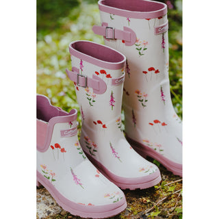 Cotswold Wildflower Womens Ankle Wellington Boots