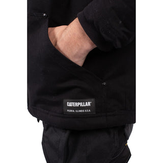 Caterpillar Hooded Sherpa Lined Mens Jacket