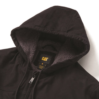 Caterpillar Hooded Sherpa Lined Mens Jacket