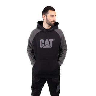 Caterpillar Raglan Hooded Sweatshirt Mens Hoodie