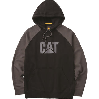 Caterpillar Raglan Hooded Sweatshirt Mens Hoodie