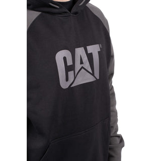 Caterpillar Raglan Hooded Sweatshirt Mens Hoodie