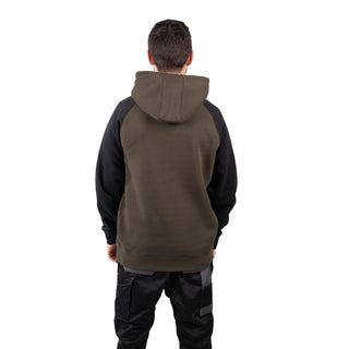 Caterpillar Raglan Hooded Sweatshirt Mens Hoodie