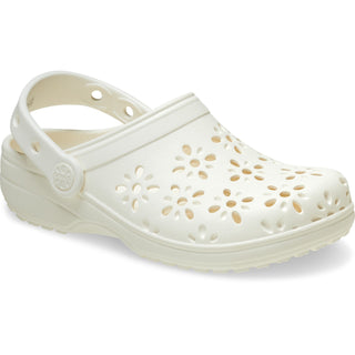 Crocs Classic Floral Cut Out Womens Clogs