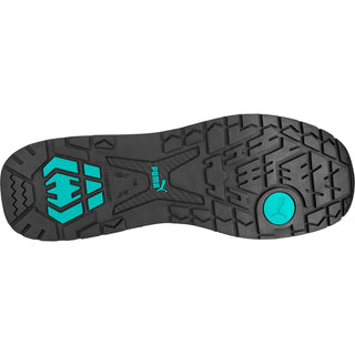 Puma Vivid Green Heart Safety Work Trainers