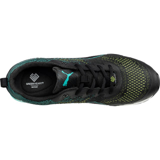 Puma Vivid Green Heart Safety Work Trainers