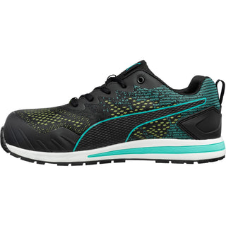 Puma Vivid Green Heart Safety Work Trainers