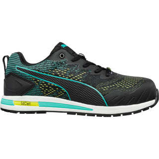 Puma Vivid Green Heart Safety Work Trainers