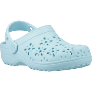 Crocs Classic Floral Cut Out Toddlers Clogs