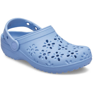 Crocs Classic Floral Cut Out Girls Clogs