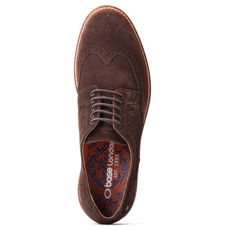 Base London Hatfield Mens Suede Brogue Shoes