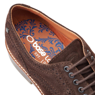 Base London Hatfield Mens Suede Brogue Shoes