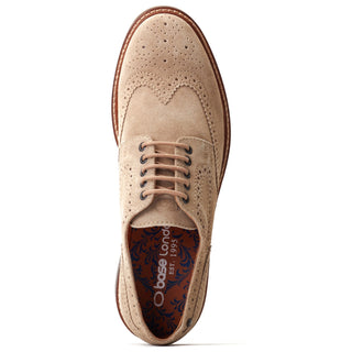 Base London Hatfield Mens Suede Brogue Shoes