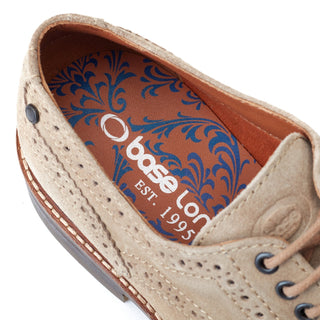Base London Hatfield Mens Suede Brogue Shoes