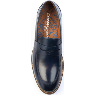 Base London Sid Mens Penny Loafer Shoes