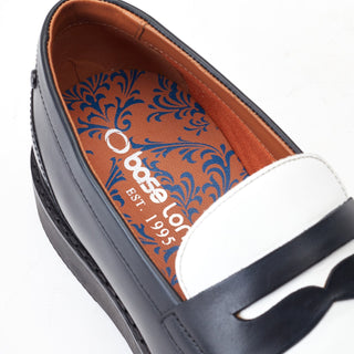 Base London Sid Mens Penny Loafer Shoes