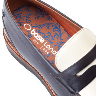 Base London Sid Mens Penny Loafer Shoes